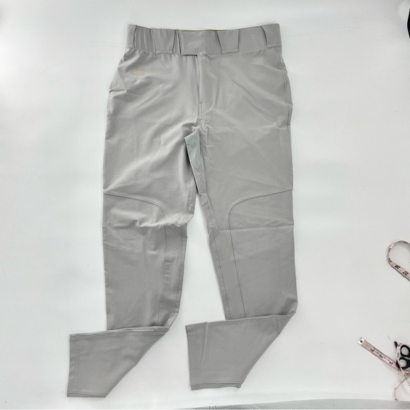 NWOT Men’s Rawlings Gold Collection Performance Baseball Pants Dry Fit XL Grey - Picture 9 of 16